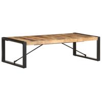 Vidaxl Salontafel 140x70x40 Cm Ruw Mangohout - thumbnail