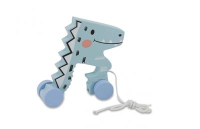 Jamara Trekfiguur Dino Junior 24 X 8,3 Cm Hout Lichtblauw 2-delig Jamara Trekfiguur Dino Junior 24 X 8,3 Cm Hout Lichtblauw 2-delig
