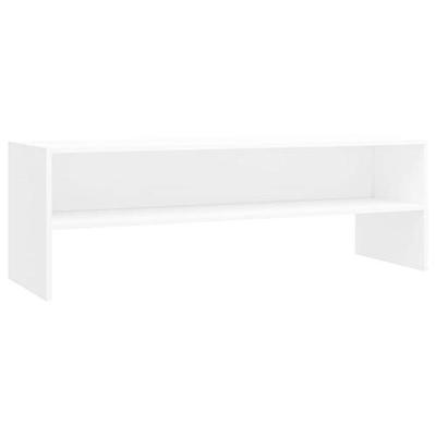 VidaXL Tv-meubel 120x40x40 cm bewerkt hout wit VidaXL Tv-meubel 120x40x40 cm bewerkt hout wit