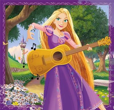 Disney Clementoni legpuzzel super color vierkant princess, 3x48st.