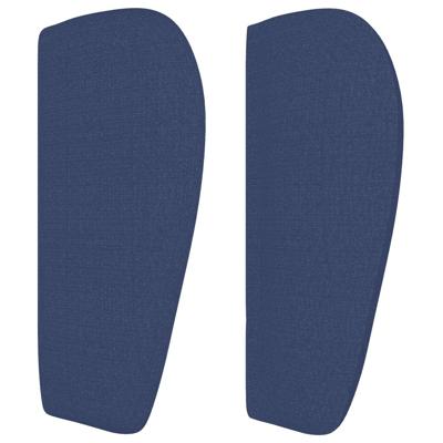 Boxspring met matras stof blauw 100x200 cm - thumbnail
