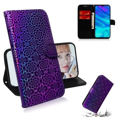Voor Huawei P Smart 2019 effen kleur kleurrijke magnetische Buckle horizontale Flip PU lederen draagtas met houder & kaartsleuven & portemonnee & Lany Voor Huawei P Smart 2019 effen kleur kleurrijke magnetische Buckle horizontale Flip PU lederen draagtas met houder & kaartsleuven & portemonnee & Lany
