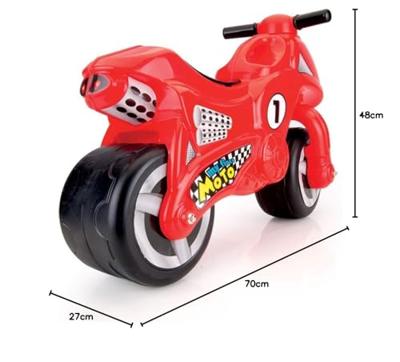 Dolu my first motor loopscooter rood