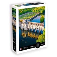 Puzzel - SENTOSPHERE - Calypto - 1000 stukjes - Kasteel Chenonceau - Touraine - Zijdezachte afwerking - Geschikt voor kinderen vanaf 9 jaar - thumbnail