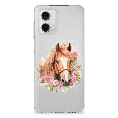 TPU Hoesje voor Motorola Moto G73 Paard TPU Hoesje voor Motorola Moto G73 Paard