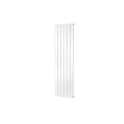 Plieger Cavallino Retto designradiator verticaal enkel middenaansluiting 1800x450mm 910W wit 7252970