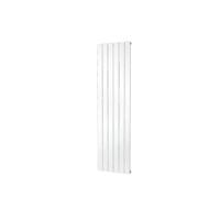 Plieger Cavallino Retto designradiator verticaal enkel middenaansluiting 1800x450mm 910W wit 7252970 - thumbnail