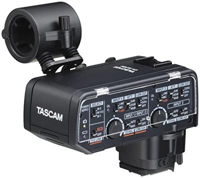 Tascam CA-XLR2d-C XLR microfoon adapter voor Canon - thumbnail