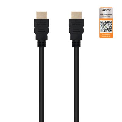 HDMI-Kabel NANOCABLE HDMI V2.0, 1m V2.0 4K 1 m Zwart 1 m