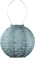 Lumiz solar lampion Folia 20 cm grijs/blauw - thumbnail