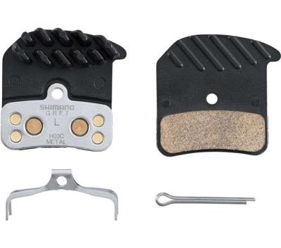 SHIMANO schijfremblokset h03c metal met koelvinnen