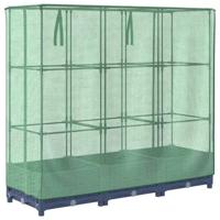 Plantenbak verhoogd met kashoes 120x40x123 cm rattanlook - thumbnail