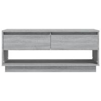 Tv-meubel 102x41x44 cm spaanplaat grijs sonoma eikenkleurig - thumbnail