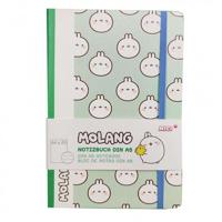 Molang Molang hardcover A5 notebook lijntjes - thumbnail