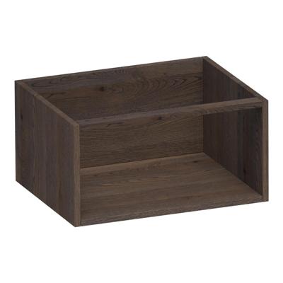 Brauer Flourish - Bijkast - 60 cm - met 1 Opbergvak - Lamellen Eiken Zwart