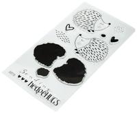 Sizzix • layered clear stamps set hedgehugs 11pieces - thumbnail