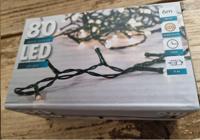 Kerstverlichting 80 Leds - 6 mtr - warm wit - thumbnail