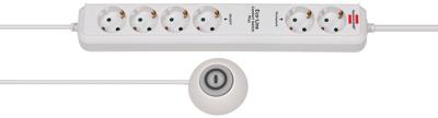 Brennenstuhl Eco-Line stekkerdoos Comfort Switch Plus EL CSP 24 6-voudig wit 1,5m H05VV-F 3G1,5 2 permanente, 4 schakelbare externe voetschakelaar - Brennenstuhl Eco-Line stekkerdoos Comfort Switch Plus EL CSP 24 6-voudig wit 1,5m H05VV-F 3G1,5 2 permanente, 4 schakelbare externe voetschakelaar -
