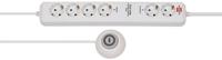 Brennenstuhl Eco-Line stekkerdoos Comfort Switch Plus EL CSP 24 6-voudig wit 1,5m H05VV-F 3G1,5 2 permanente, 4 schakelbare externe voetschakelaar - - thumbnail