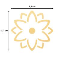 Vaessen Creative • pop up pons 3d bloem 3,7x3,8cm - thumbnail