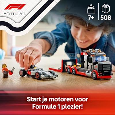 LEGO CITY 60493 F1-displaytruck met Audi F1-raceauto