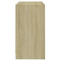 Dressoir 70x41x75 cm bewerkt hout sonoma eikenkleurig - thumbnail
