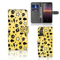 Telefoonhoesje met Naam Sony Xperia 10 II Punk Geel - thumbnail