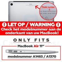 Lunso MacBook Air 11 inch cover hoes - case - Marble Etta - thumbnail