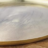 Onderbord Luca L oud goud metaal - thumbnail