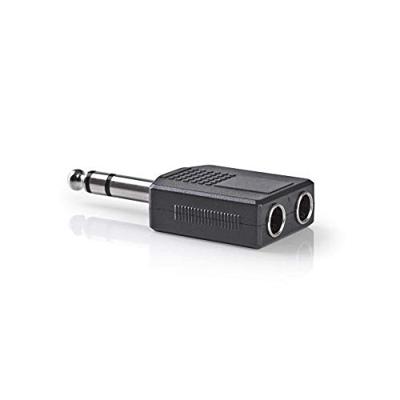 Nedis Stereo-adapter 6,35 mm male naar 2x female