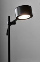 Staande leeslamp zwart &apos;Clyde&apos; led leeslamp 138cm - thumbnail