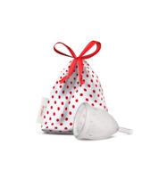Ladycup Menstruatiecup transparant maat S 40mm 1 Stuks - thumbnail