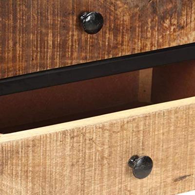 Dressoir 85x30x80 cm ruw mangohout