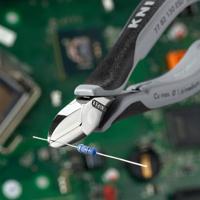 Knipex Elektronica-Zijsnijtangen ESD | 130 mm Lengte | Doorgestoken Scharnier | Meer-Componentengrepen - 77 82 130 ESD - thumbnail