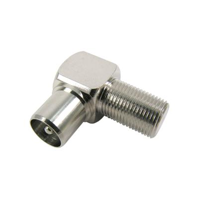 Coax-Adapter F F-Connector Female - Coax Male (IEC) Zilver