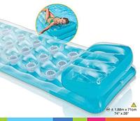 Intex Luchtbed 18-pocket - oranje - thumbnail
