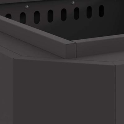 Vuurkorf Zwart 58 x 58 x 51 cm Koudgewalst staal