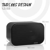 ArtSound: UNI30 Satelliet Speakers (2pc), 20 - 60 W - Zwart - thumbnail