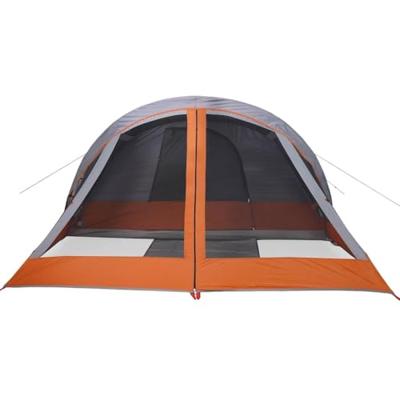 VidaXL Tent 4-persoons waterdicht grijs en oranje VidaXL Tent 4-persoons waterdicht grijs en oranje