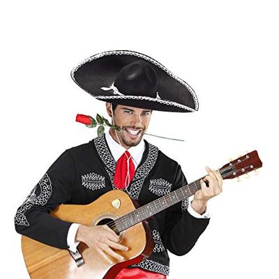 Sombrero zwart Carlo