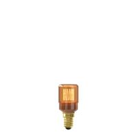 LED Glassfiber T30x70 Goud SMD 220-240V 2.3W 65lm 1800K E14 Dimbaar met LED dimmer Calex - Calex - thumbnail