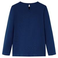 VidaXL Kindershirt met lange mouwen 116 marineblauw - thumbnail