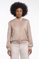 Rino - Pelle Bomber Jacket Banner.7002621 Jackets Smoked Pearl - thumbnail