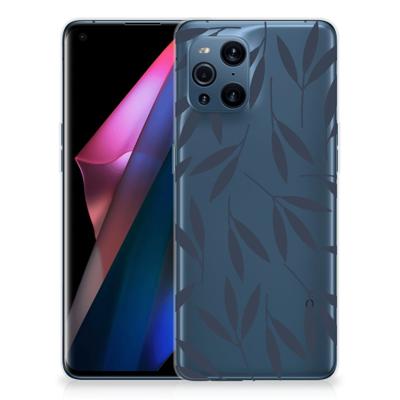 OPPO Find X3 | X3 Pro | TPU Case | Leaves Blue