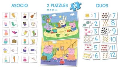 Educatief Spel Peppa Pig SuperPack 4 in 1 Educa