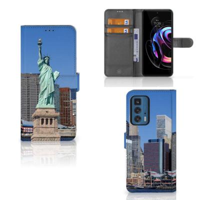 Motorola Edge 20 Pro | Flip Cover | Vrijheidsbeeld Motorola Edge 20 Pro | Flip Cover | Vrijheidsbeeld