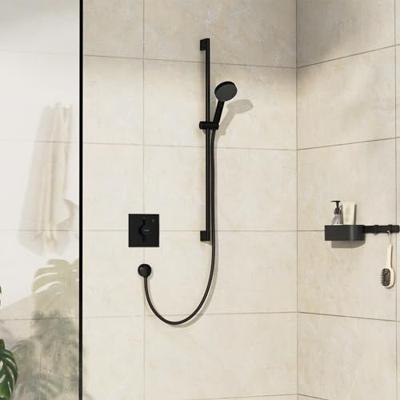 Hansgrohe DuoTurn E kraan inbouw voor 1 functie, mat zwart Hansgrohe DuoTurn E kraan inbouw voor 1 functie, mat zwart
