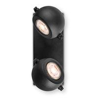 Light depot - LED opbouwspot Nop 2l - zwart - Outlet - thumbnail