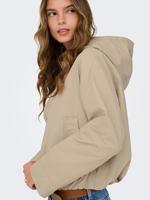 Only Onlbealo Hood Jacket Otw Noos 15336162 Jackets Humus Silver Trim - thumbnail
