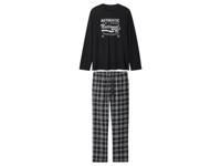 esmara Men Flanellen heren pyjama (Zwart, XL) - thumbnail